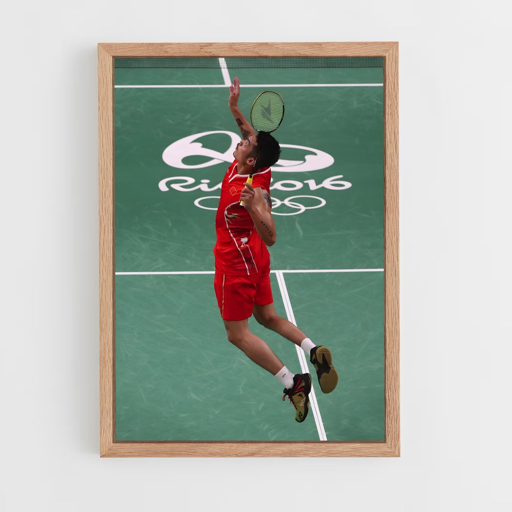 Poster Maître du Swing – affiche Badminton (vue 4)